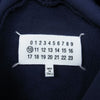 MAISON MARGIELA メゾンマルジェラ 21SS S50GU0163 10ライン カレンダーロゴ 刺繍 プルオーバー パーカー ネイビー系 48【中古】
