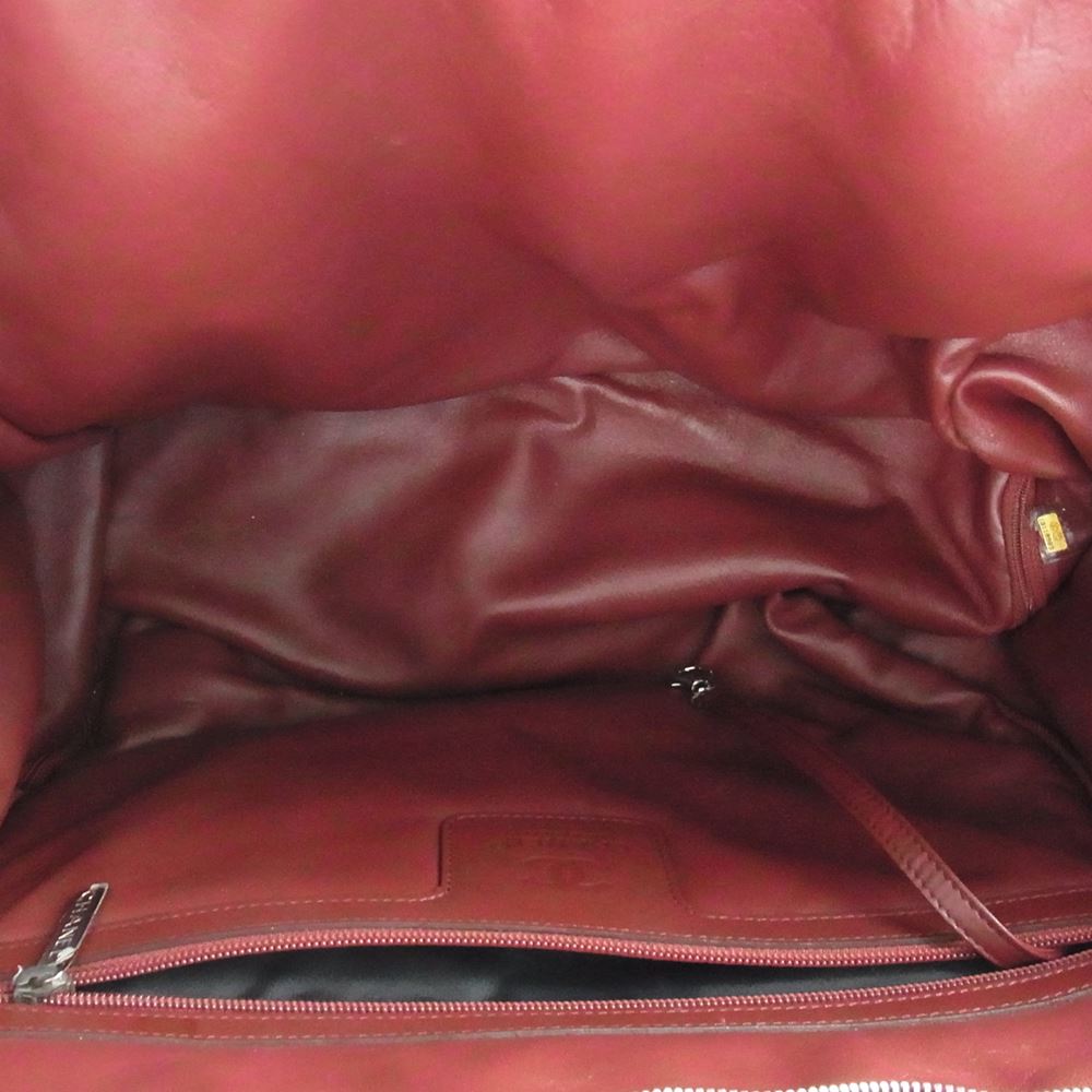 CHANEL シャネル コココクーン マトラッセ キャリーケース バッグ ブラック系 ワインレッド系【中古】