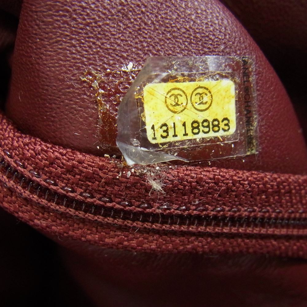 CHANEL シャネル コココクーン マトラッセ キャリーケース バッグ ブラック系 ワインレッド系【中古】