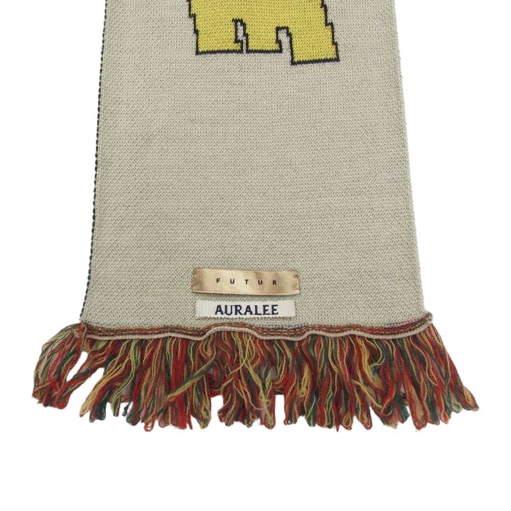 AURALEE オーラリー × FUTUR フューチャー TEAM SCARF チーム スカーフ マフラー マルチカラー系【中古】
