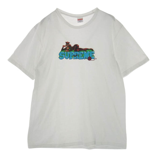 Supreme シュプリーム 22AW Catwoman Tee キャットウーマン Tシャツ ホワイト系 L【中古】