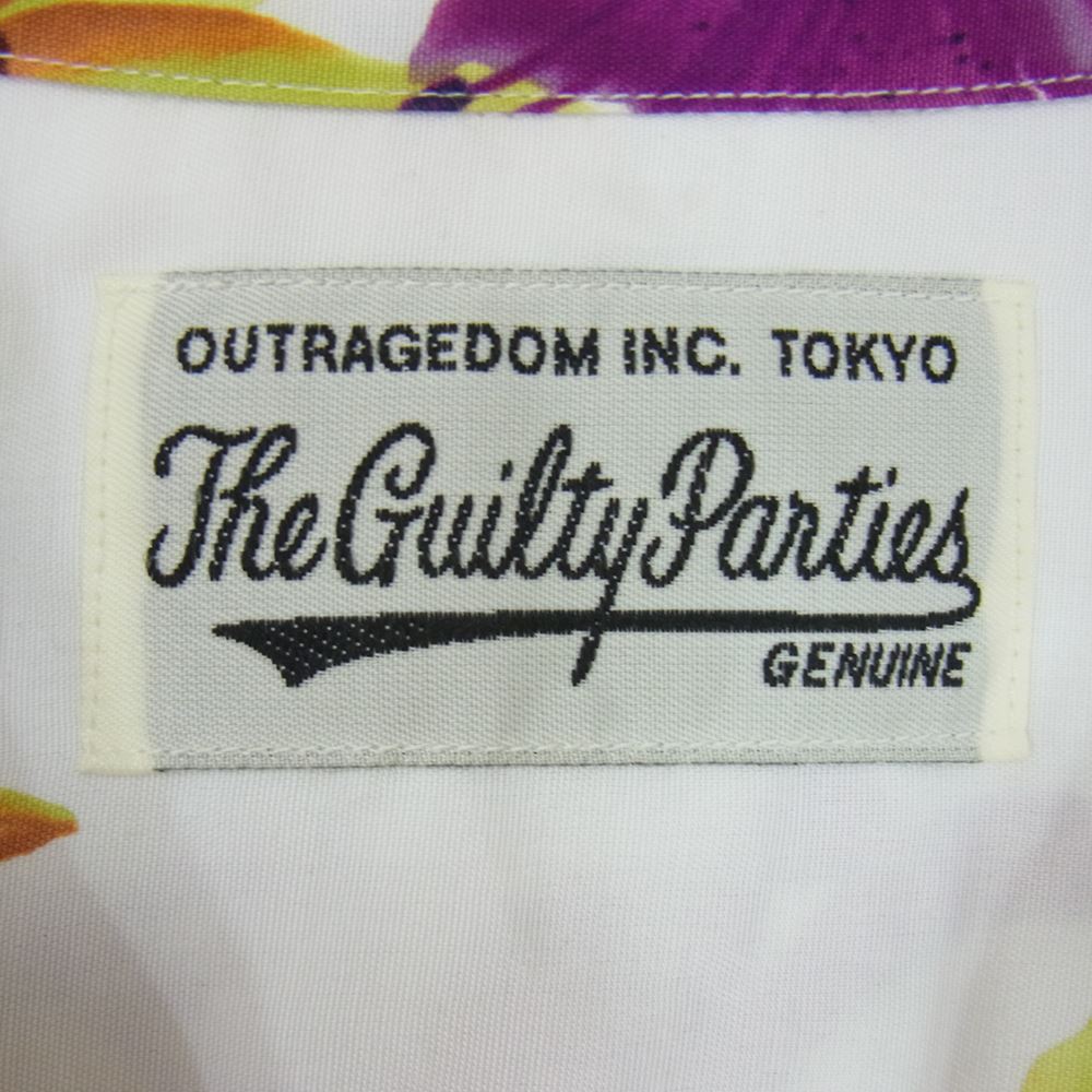 WACKO MARIA ワコマリア 20SS WMS-HI02 HAWAIIAN SHIRT ハワイアン シャツ 半袖 ホワイト系 S【中古】