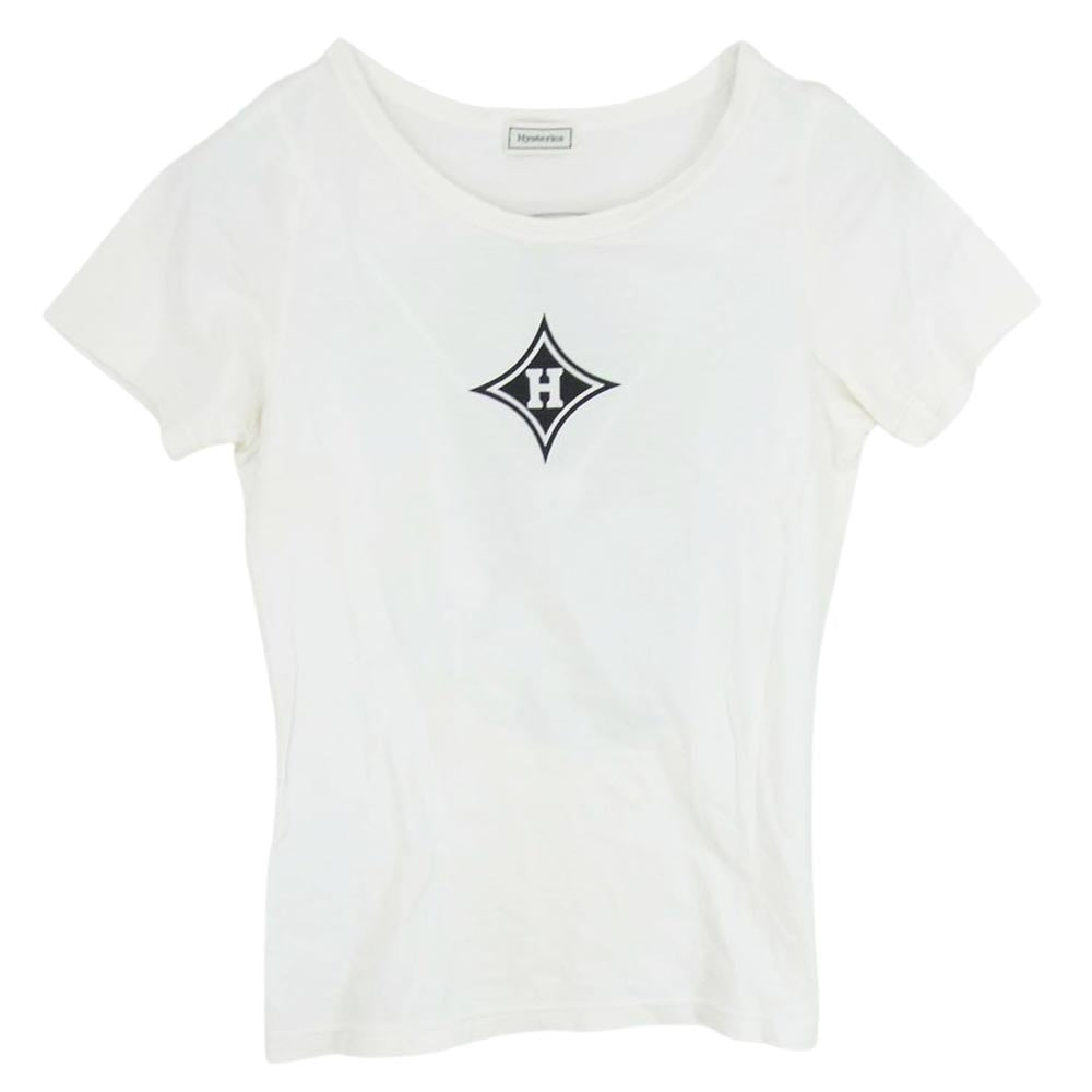 HYSTERIC GLAMOUR ヒステリックグラマー ヒステリックス プリント カットソー 半袖 Tシャツ オフホワイト系 FREE【中古】
