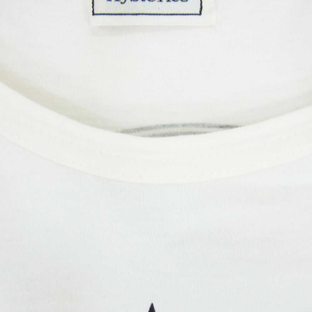HYSTERIC GLAMOUR ヒステリックグラマー ヒステリックス プリント カットソー 半袖 Tシャツ オフホワイト系 FREE【中古】
