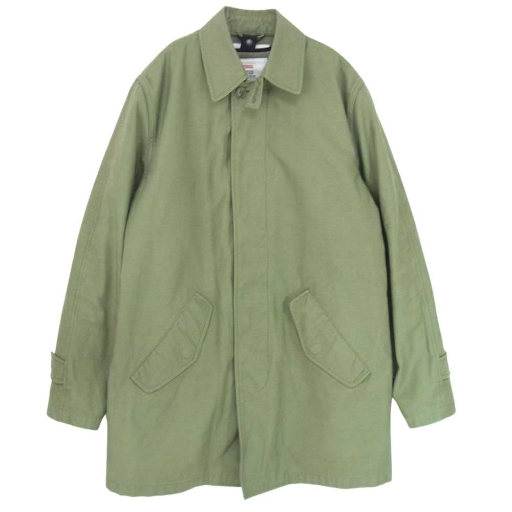 Supreme シュプリーム 12AW Army Trench Coat ライナー付き アーミー トレンチ コート グリーン系 S【中古】