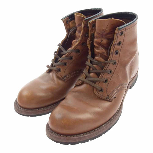 RED WING レッドウィング 9013 BECKMAN ROUND BOOTS ベックマン プレーントゥ ブーツ ブラウン系 US8.5D/UK7.5【中古】