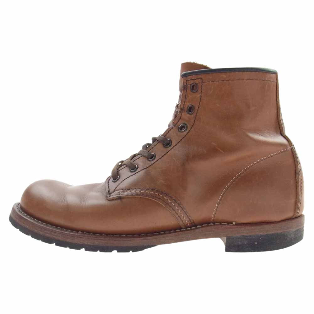 RED WING レッドウィング 9013 BECKMAN ROUND BOOTS ベックマン プレーントゥ ブーツ ブラウン系 US8.5D/UK7.5【中古】
