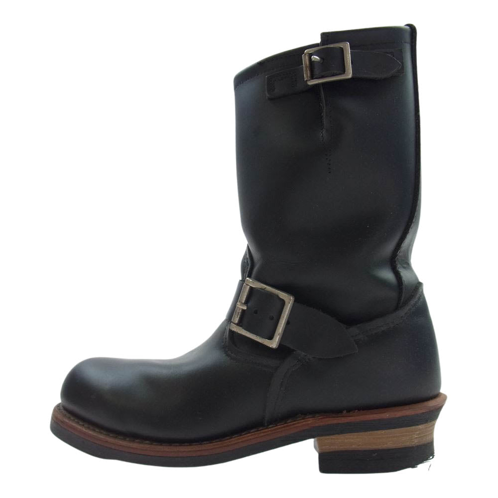 RED WING レッドウィング 2268 ENGINEER BOOTS エンジニア ブーツ ブラック クローム ブラック系 US7D【中古】
