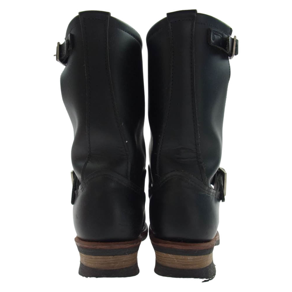 RED WING レッドウィング 2268 ENGINEER BOOTS エンジニア ブーツ ブラック クローム ブラック系 US7D【中古】