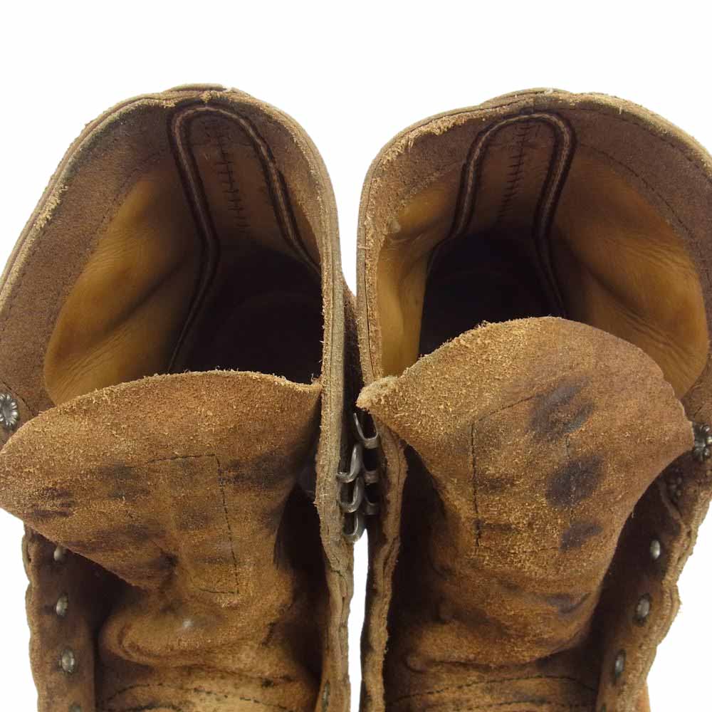 RED WING レッドウィング 8113 IRON RANGE BOOTS アイアンレンジ ブーツ Hawthorne Muleskinner オイルラフアウト ブラウン系 US8D/UK7【中古】