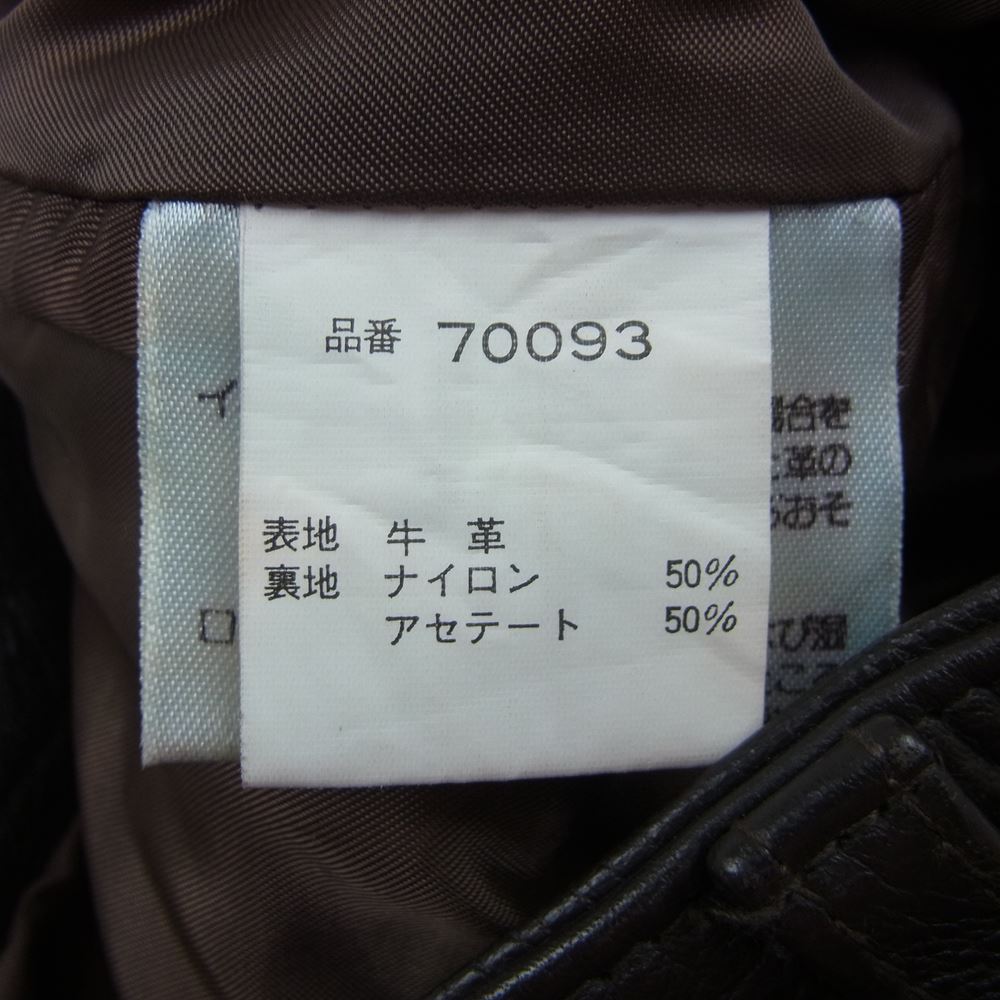 HARLEY DAVIDSON ハーレーダビッドソン レザー カーゴ ショート パンツ ブラウン系 S【中古】
