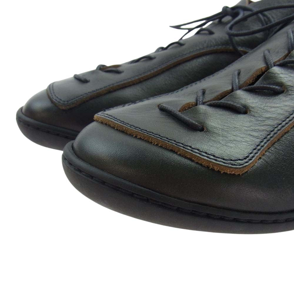 trippen トリッペン レースアップ レザー シューズ ブラック系 41【中古】