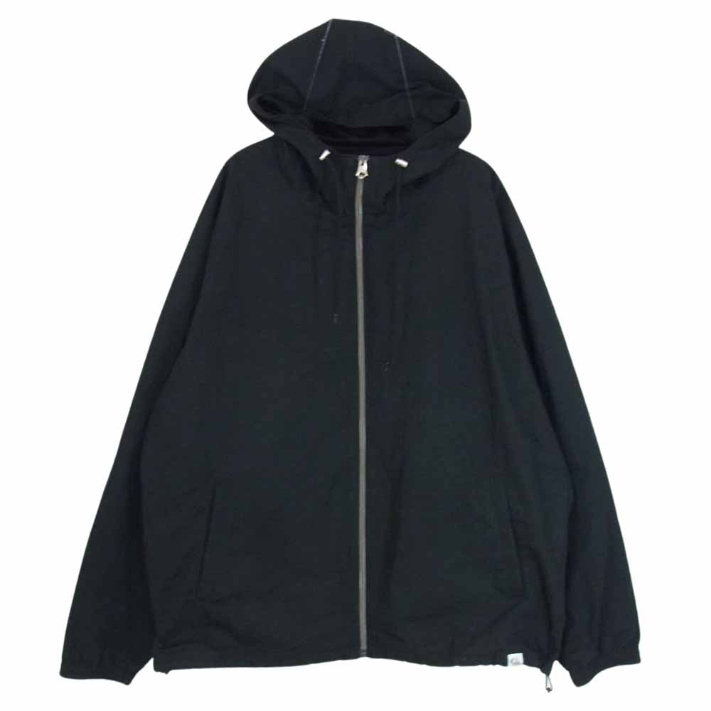 CALEE キャリー ナイロン フルジップ フード ジャケット  ブラック系 L【中古】