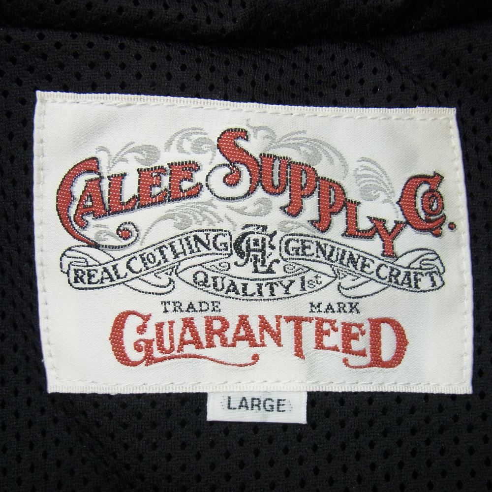 CALEE キャリー ナイロン フルジップ フード ジャケット  ブラック系 L【中古】