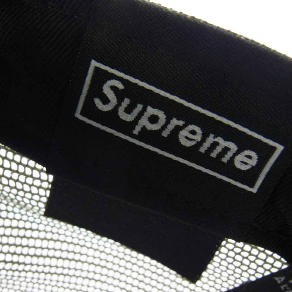 Supreme シュプリーム 23SS Box Logo Mesh Back New Era Olive ボックスロゴ メッシュ ニューエラ キャップ  カーキ系 60.6cm【新古品】【未使用】【中古】