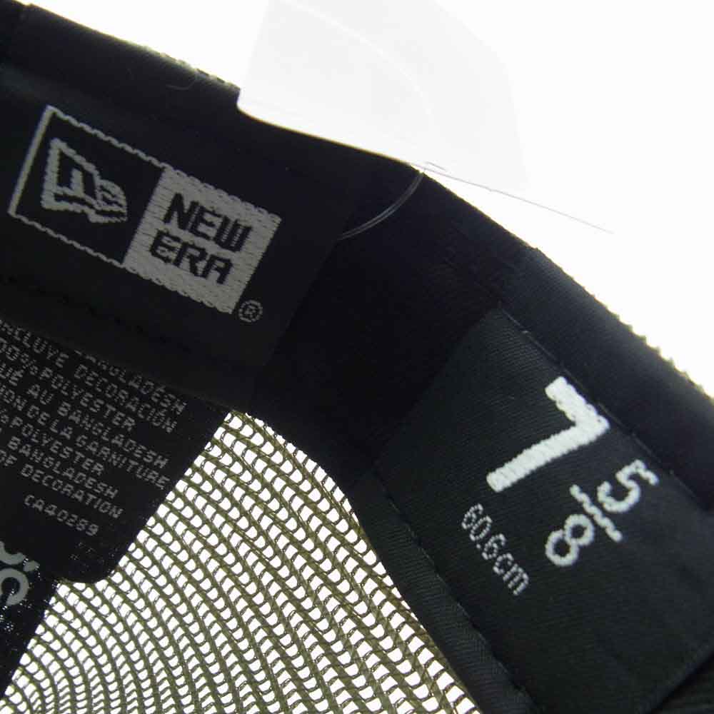 Supreme シュプリーム 23SS Box Logo Mesh Back New Era Olive ボックスロゴ メッシュ ニューエラ キャップ  カーキ系 60.6cm【新古品】【未使用】【中古】