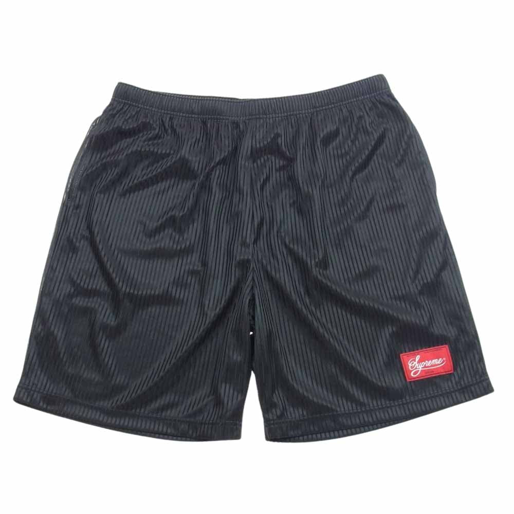 Supreme シュプリーム 23SS Gradient Mesh Stripe Baggy Short メッシュ ストライプ ショーツ ハーフパンツ ブラック系 L【中古】