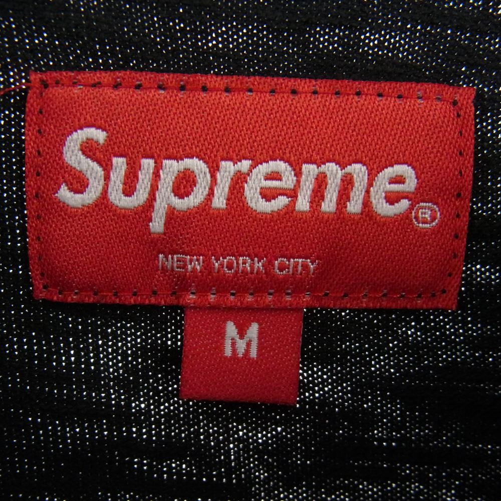 Supreme シュプリーム 23SS Sketch Embroidered S/S Top  スケッチ アーチロゴ Tシャツ ブラック系 M【中古】