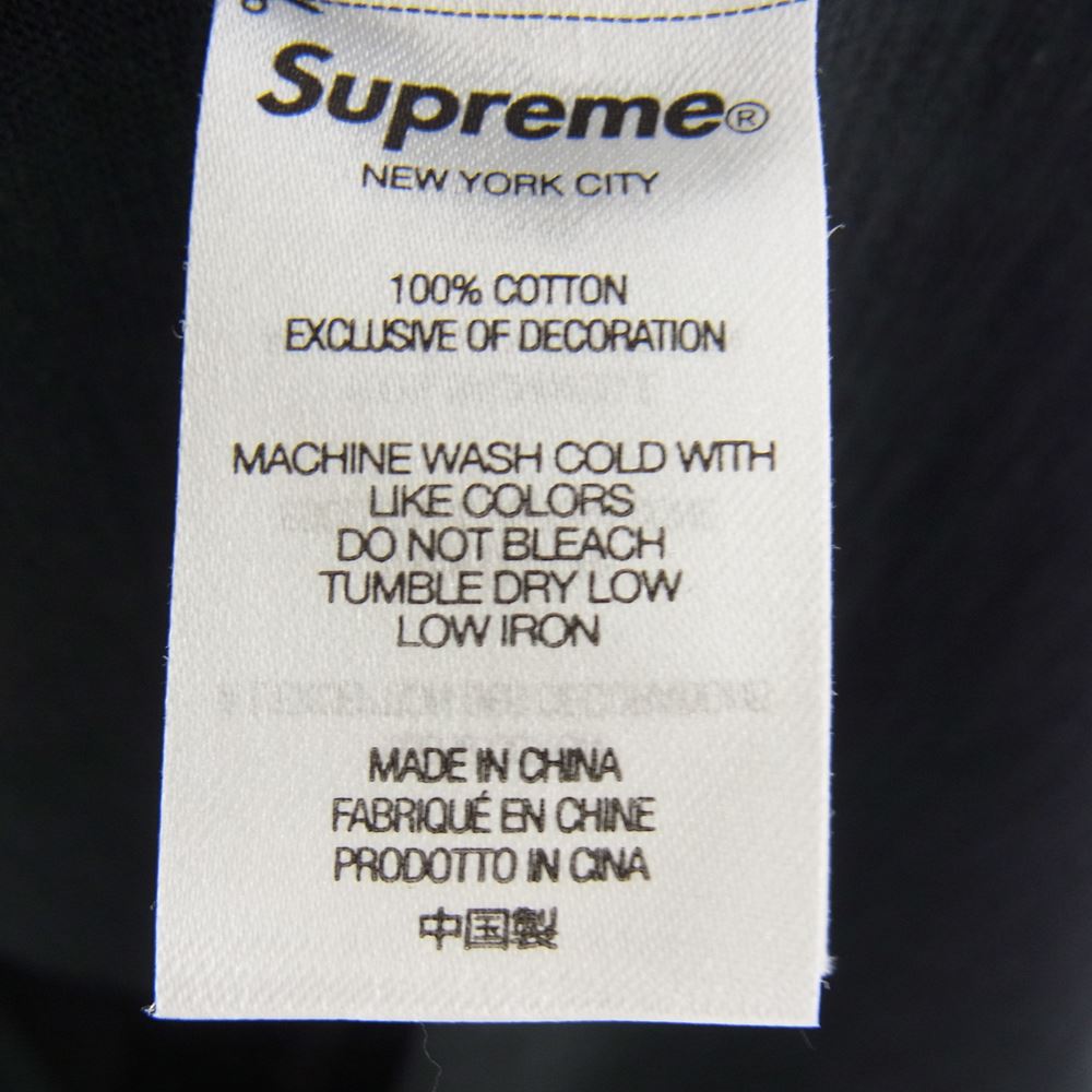 Supreme シュプリーム 23SS Sketch Embroidered S/S Top  スケッチ アーチロゴ Tシャツ ブラック系 M【中古】