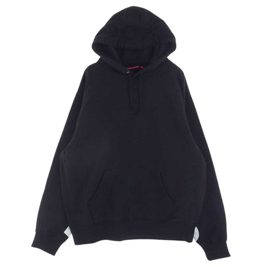 Supreme シュプリーム 22SS Cropped Panels Hooded Sweatshirt クロップド パネル フーディー スウェットシャツ  ブラック系 M【美品】【中古】