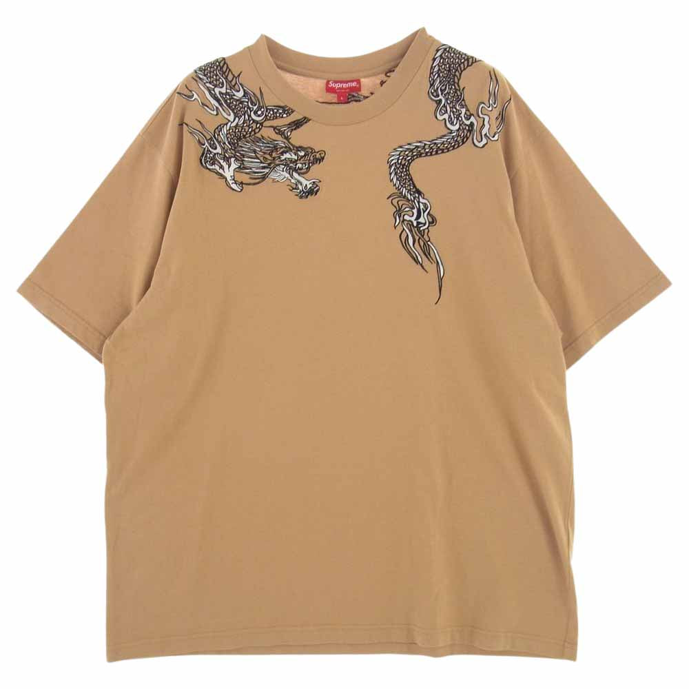 Supreme シュプリーム 23SS Dragon Wrap S/S Top ドラゴン ラップ エスエス トップ  ブラウン系 L【新古品】【未使用】【中古】