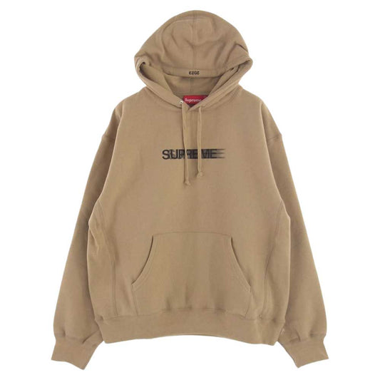 Supreme シュプリーム 23SS Motion Logo Hooded Sweatshirt モーション ロゴ フーデッド スウェットシャツ ベージュ系 M【新古品】【未使用】【中古】
