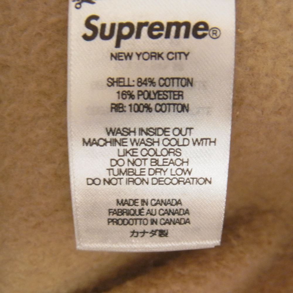 Supreme シュプリーム 23SS Motion Logo Hooded Sweatshirt モーション ロゴ フーデッド スウェットシャツ ベージュ系 M【新古品】【未使用】【中古】