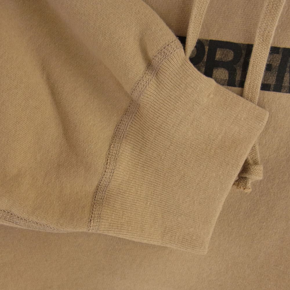 Supreme シュプリーム 23SS Motion Logo Hooded Sweatshirt モーション ロゴ フーデッド スウェットシャツ ベージュ系 M【新古品】【未使用】【中古】