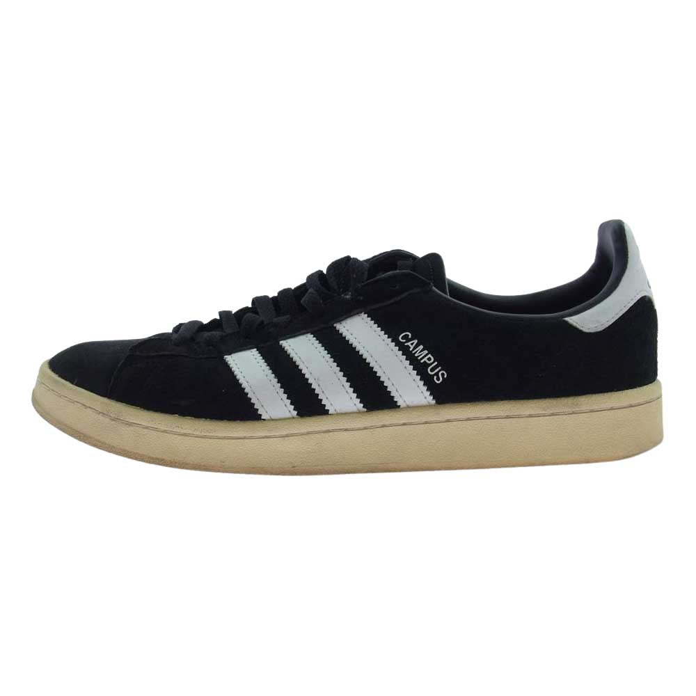 adidas アディダス BZ0084 CAMPUS キャンパス ローカット スニーカー  ブラック系 27cm【中古】