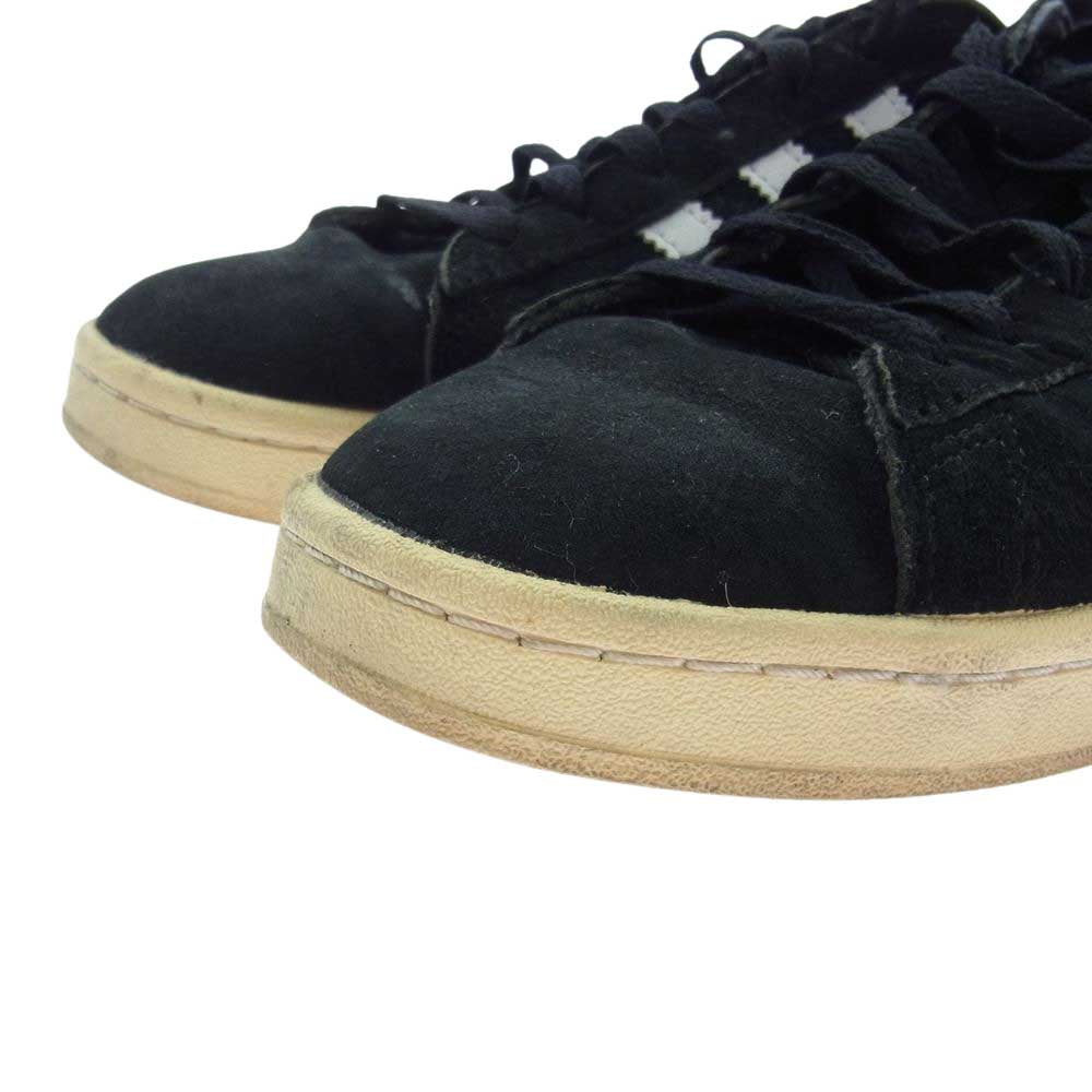 adidas アディダス BZ0084 CAMPUS キャンパス ローカット スニーカー  ブラック系 27cm【中古】