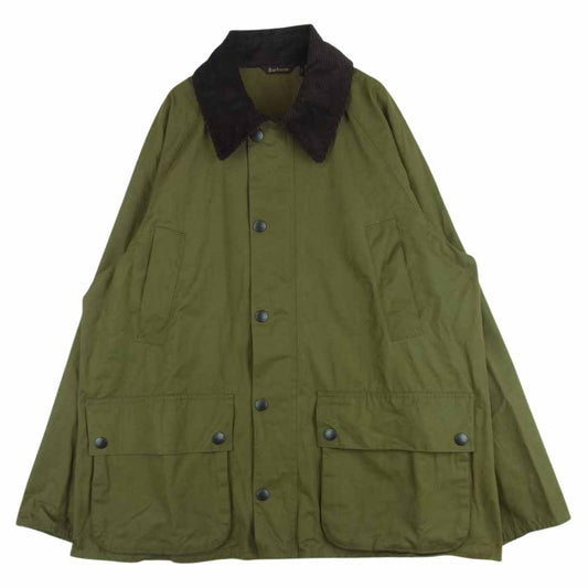 Barbour バブアー 2101185 ビデイル ピーチド 襟コーデュロイ ジャケット ベトナム製 カーキ系 38【中古】