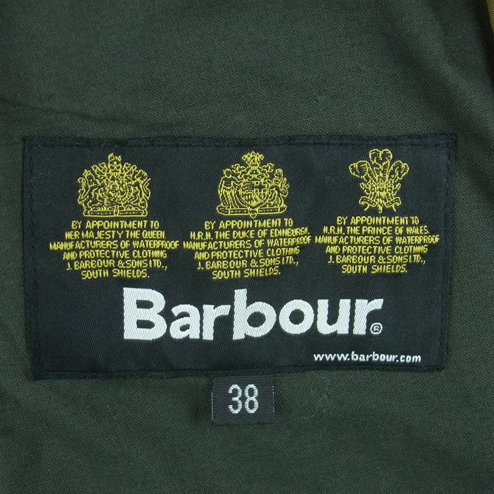 Barbour バブアー 2101185 ビデイル ピーチド 襟コーデュロイ ジャケット ベトナム製 カーキ系 38【中古】