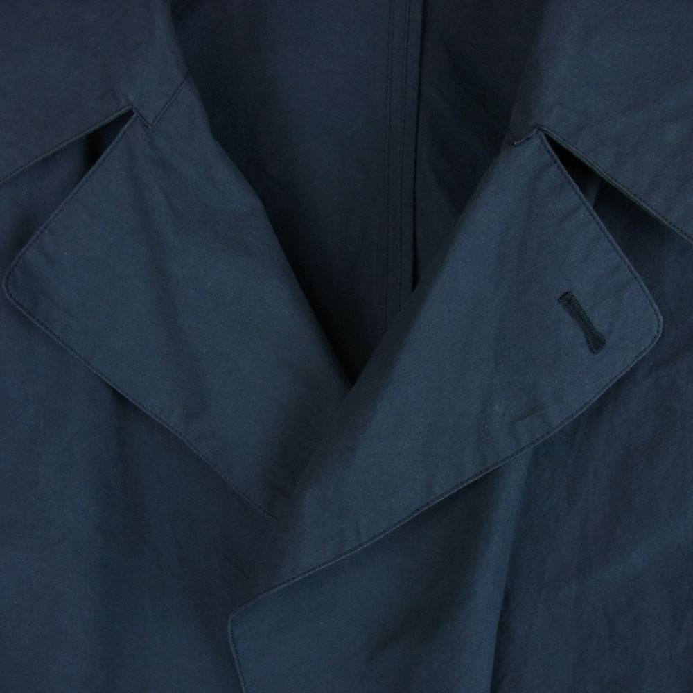 COMOLI コモリ 16SS  I01-04003 TYPEWRITER TIELOCKEN COAT タイプライター タイロッケン コート ネイビー系 2【中古】