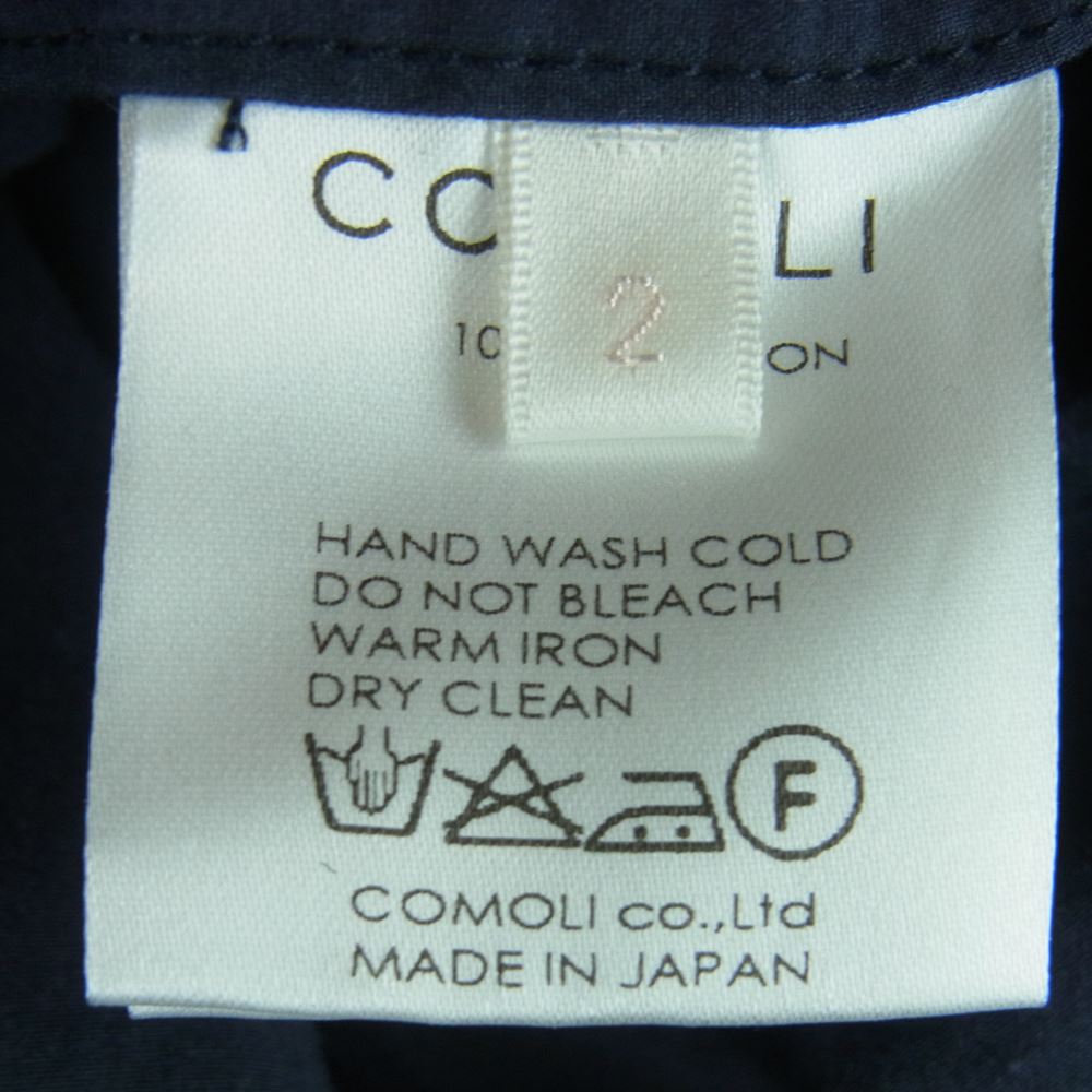 COMOLI コモリ 16SS  I01-04003 TYPEWRITER TIELOCKEN COAT タイプライター タイロッケン コート ネイビー系 2【中古】