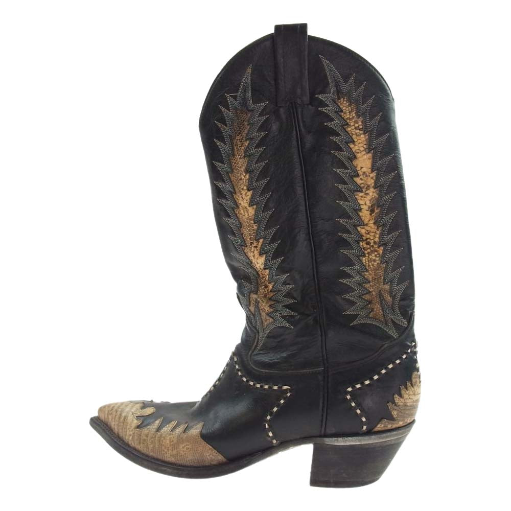 トニーラマ ウエスタン ブーツ 黒系 ブラック系 7 1/2【中古】