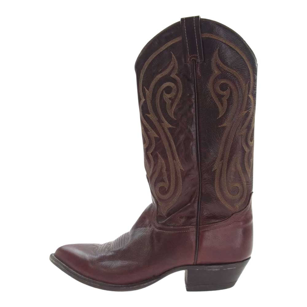 トニーラマ ウエスタン ブーツ 茶系 ブラウン系【中古】