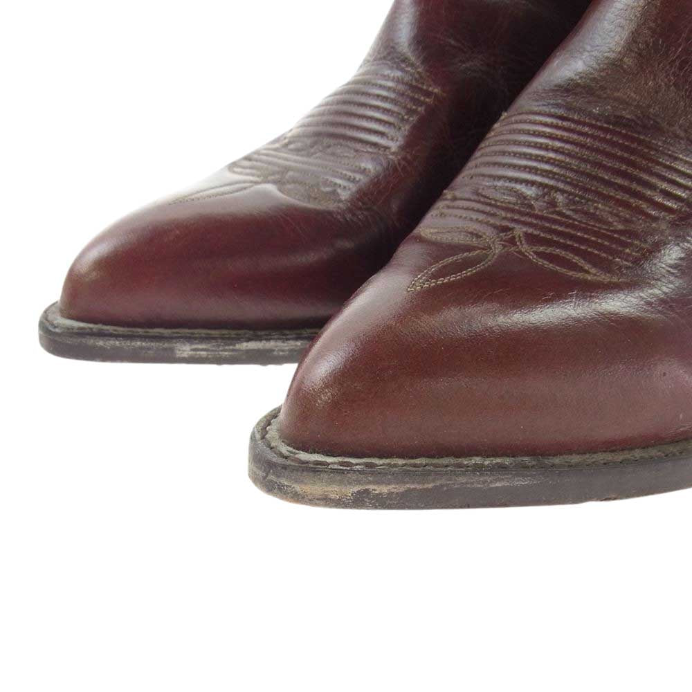 トニーラマ ウエスタン ブーツ 茶系 ブラウン系【中古】