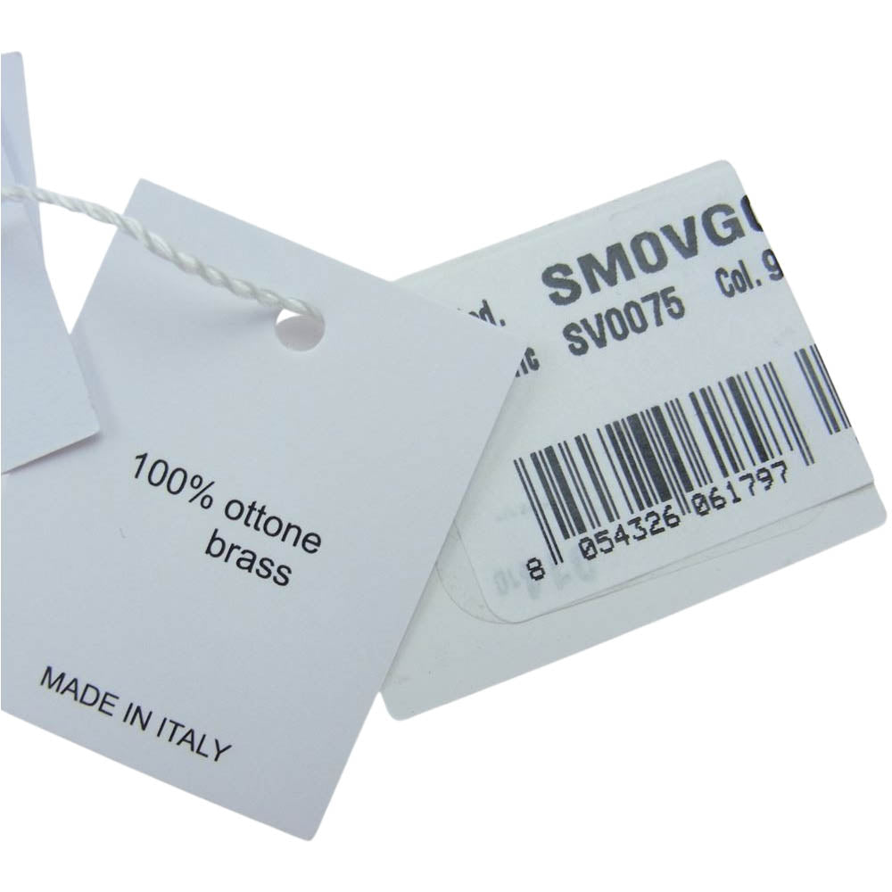MAISON MARGIELA メゾンマルジェラ SM0VG0014 エングレーブド フープ イヤリング ピアス シルバー シルバー系【美品】【中古】