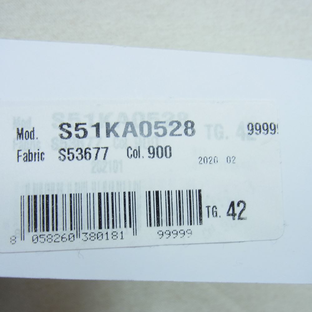 MAISON MARGIELA メゾンマルジェラ 20AW S51KA0528　 1ライン レーヨン スラックス パンツ ブラック系【新古品】【未使用】【中古】