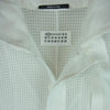 MAISON MARGIELA メゾンマルジェラ 20SS S51AH0141 1ライン スタンドカラー オーバーサイズ シースルー ロング コート ホワイト系 XS【中古】