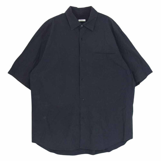 COMOLI コモリ 20SS R01-02008   ショートスリーブ コモリシャツ 半袖 ネイビー系 2【中古】