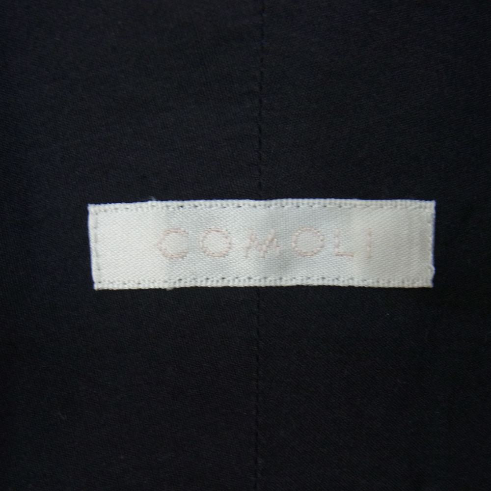 COMOLI コモリ 20SS R01-02008   ショートスリーブ コモリシャツ 半袖 ネイビー系 2【中古】