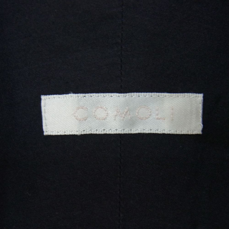 COMOLI コモリ 20SS R01-02008   ショートスリーブ コモリシャツ 半袖 ネイビー系 2【中古】