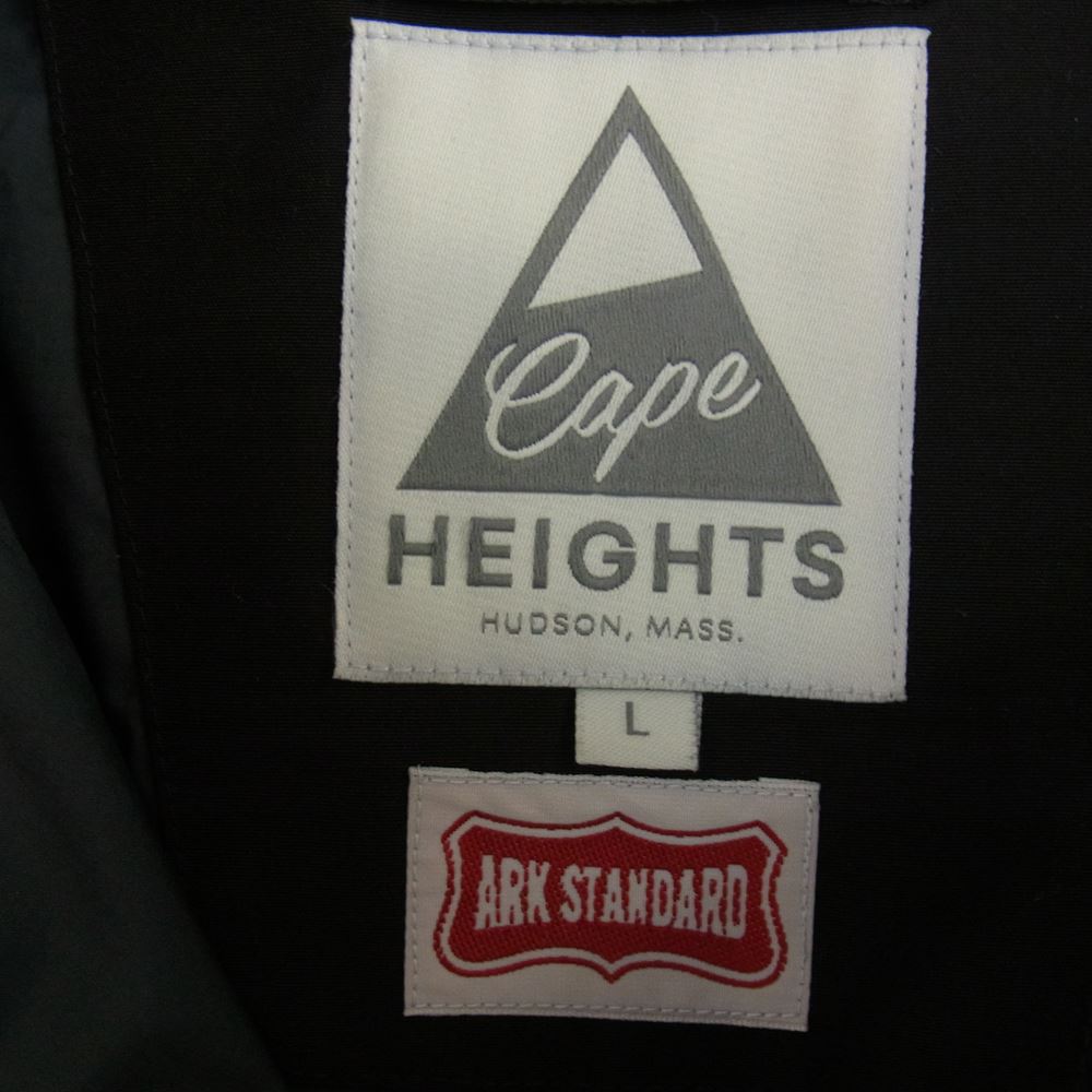 ケープハイツ フード着脱 ダウンジャケット ブラック系 L【中古】