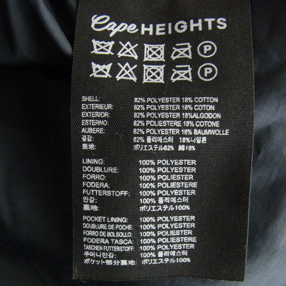 ケープハイツ フード着脱 ダウンジャケット ブラック系 L【中古】