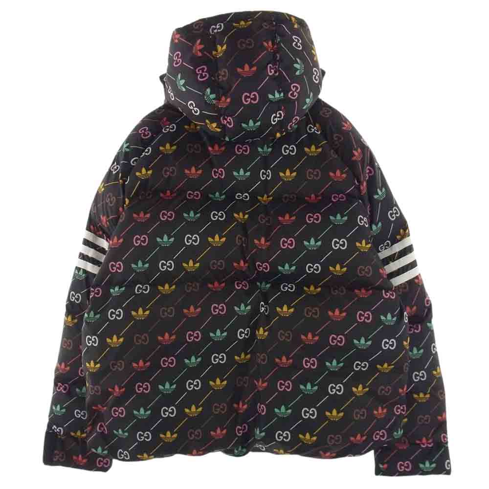 GUCCI グッチ 723055 ZALAT × adidas アディダス GG Trefoil down jacket トレフォイル ダウン ジャケット ブラック系 マルチカラー系 52【新古品】【未使用】【中古】