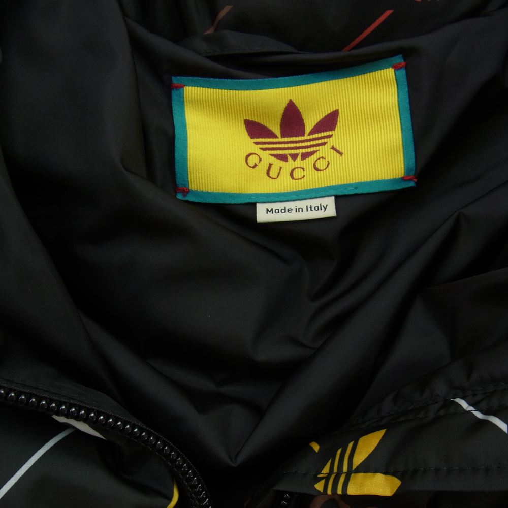 GUCCI グッチ 723055 ZALAT × adidas アディダス GG Trefoil down jacket トレフォイル ダウン ジャケット ブラック系 マルチカラー系 52【新古品】【未使用】【中古】