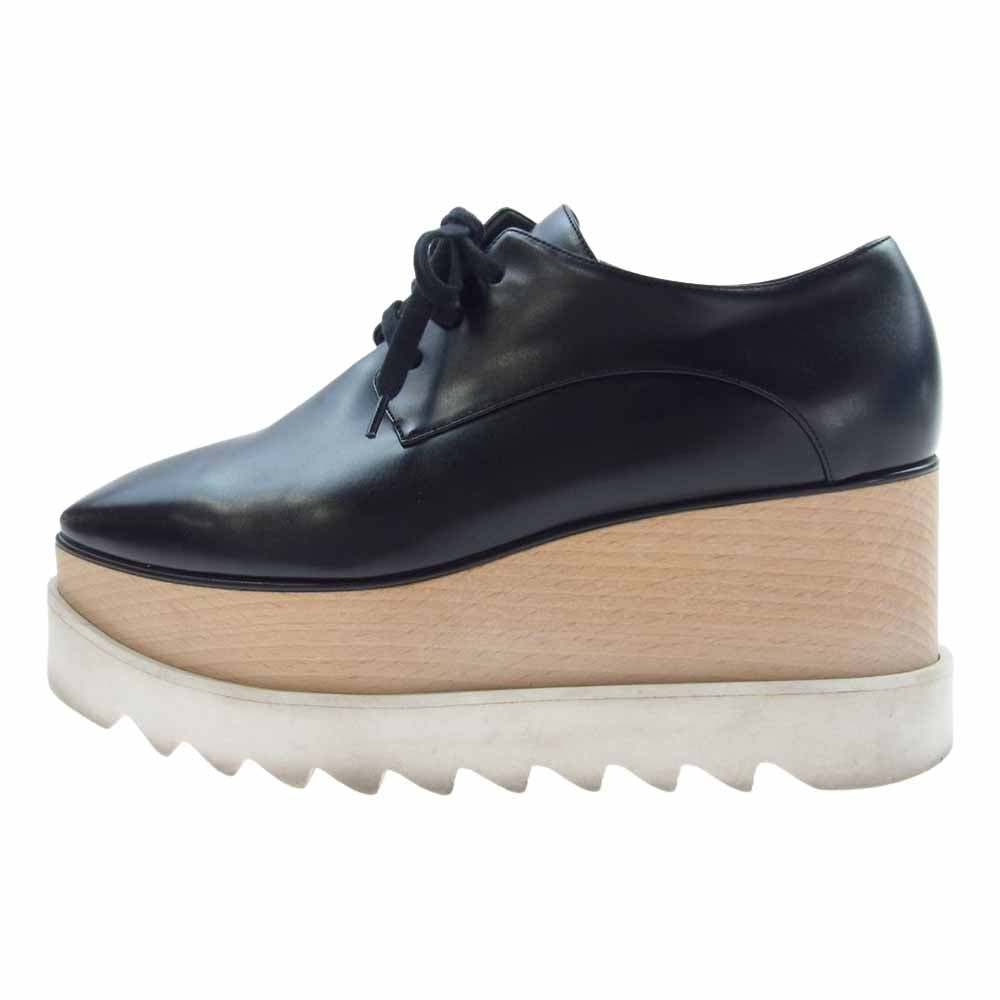 Stella McCartney ステラマッカートニー エリス 厚底 ブーツ ブラック系 37【中古】