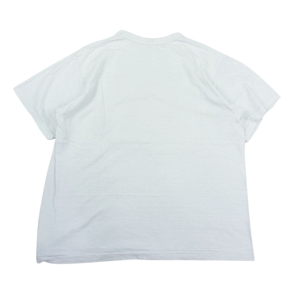 WAREHOUSE ウエアハウス BOMBER BARON プリント TEE 半袖 Tシャツ オフホワイト系 XL【中古】