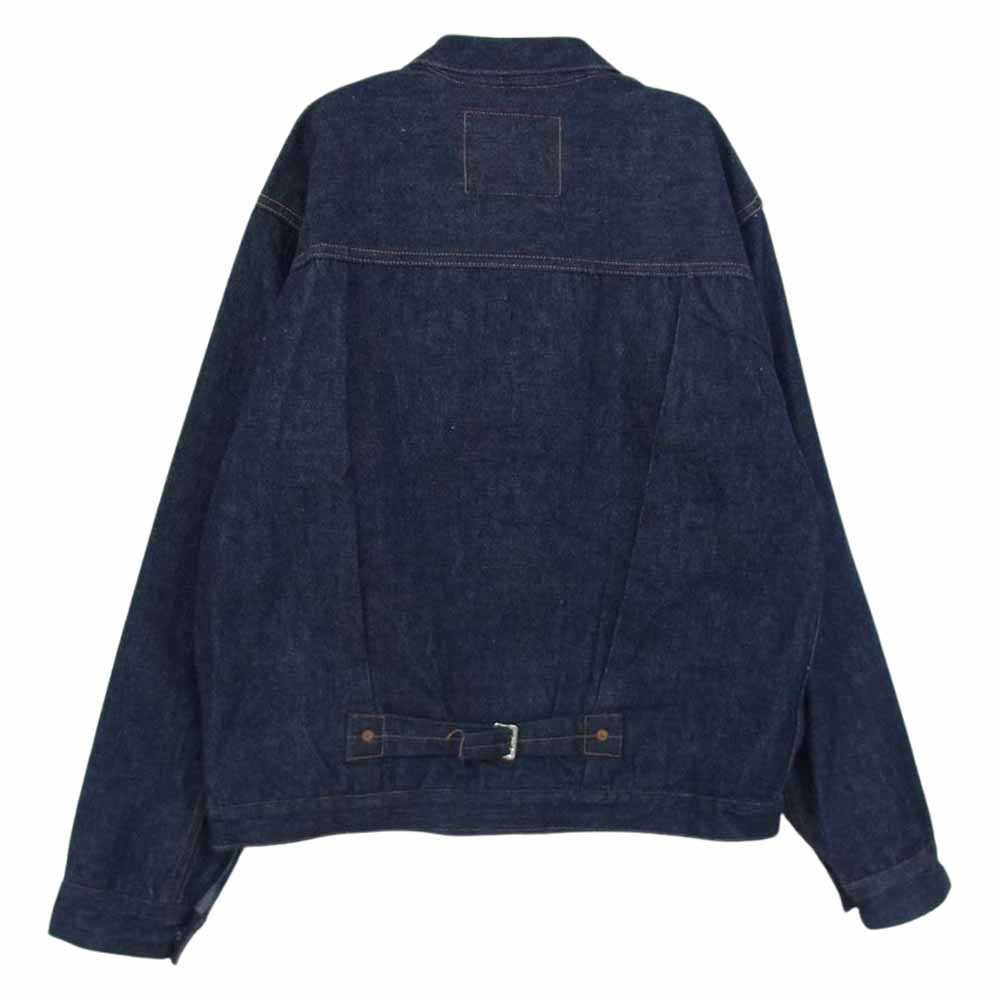 WAREHOUSE ウエアハウス Lot 2001XX 2000XX  1936モデル 1ST TYPE DENIM JACKET ディア スキンレザーパッチ 鹿革 ファースト タイプ デニム ジャケット インディゴブルー系 40【中古】